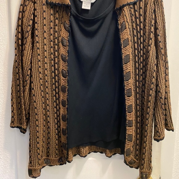 Ming Wang Cardigan and Tank Top - Picture 2 of 2